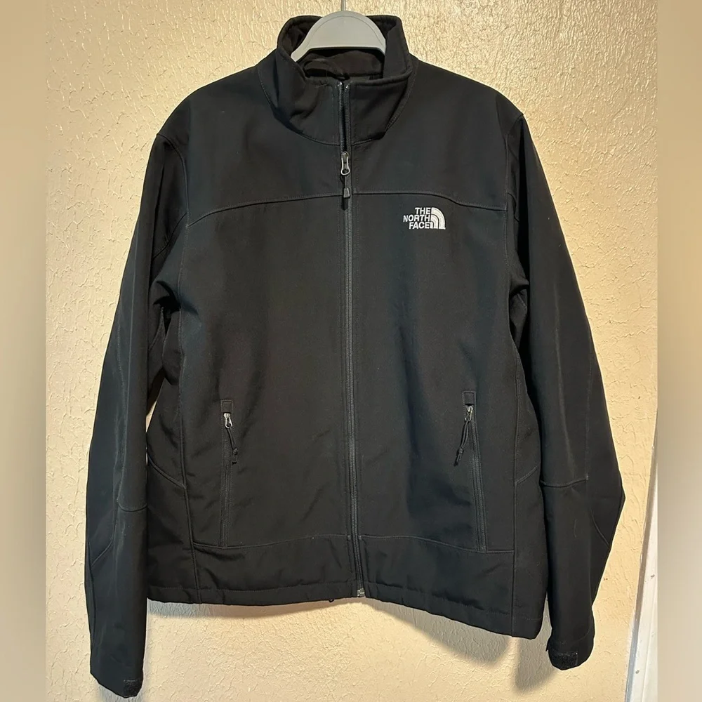 The North Face Chromium Thermal Jacket Size Large Zip Up Black‎